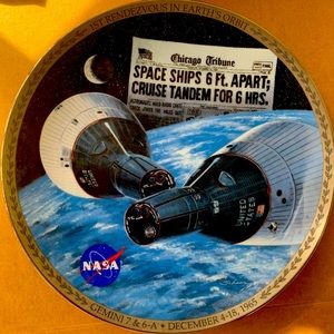 The Bradford exchange limited Ed NASA plate 1994 vintage